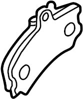 View SFP500120 Disc Brake Pad Set (Front) Full-Sized Product Image