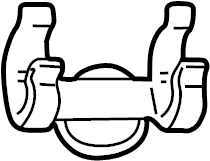 View CLP8934 ABS Wheel Speed Sensor Retainer Full-Sized Product Image