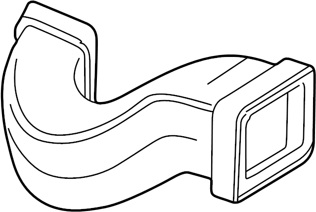 View AWR1514 Instrument Panel Air Duct (Front, Rear) Full-Sized Product Image
