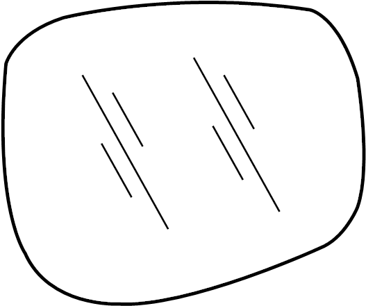 View AWR6901 Door Mirror Glass (Rear) Full-Sized Product Image