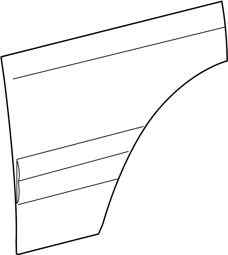 View ALR26 Door Outer Panel (Rear) Full-Sized Product Image