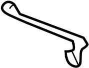 View AWR1348 Panel spring. SPRING - HINGE.  Full-Sized Product Image