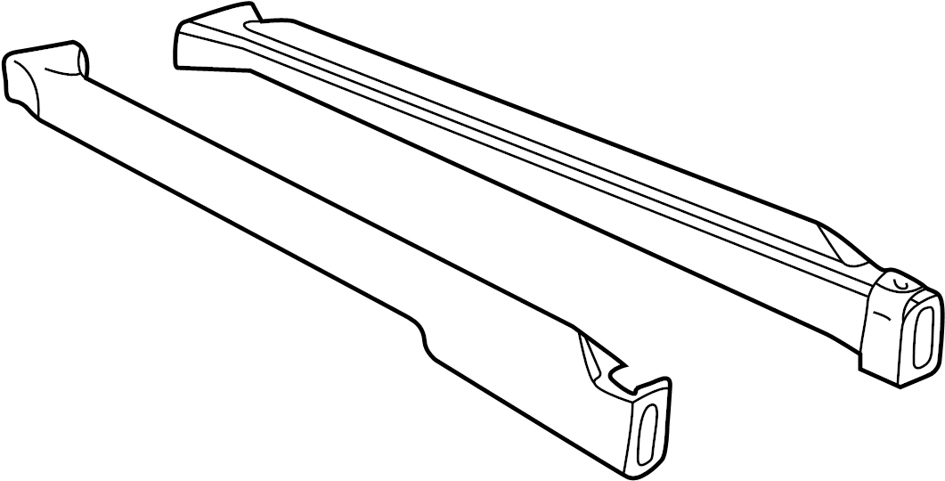 View JKB000100 Instrument Panel Air Duct (Rear) Full-Sized Product Image