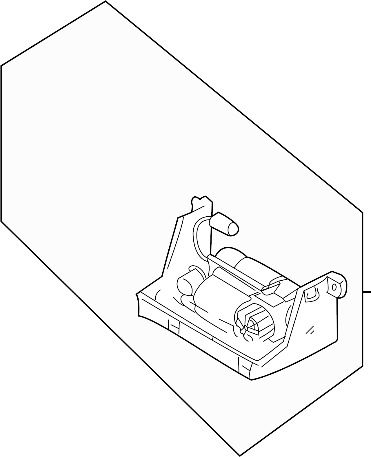 View RQG100041 Air Suspension Compressor Full-Sized Product Image