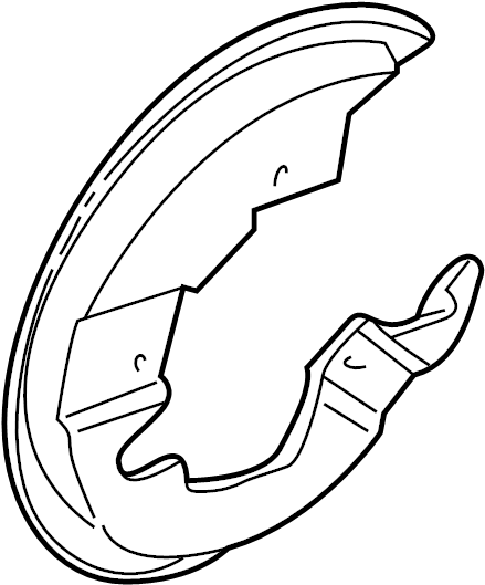 View FTC4909 Brake Dust Shield Full-Sized Product Image