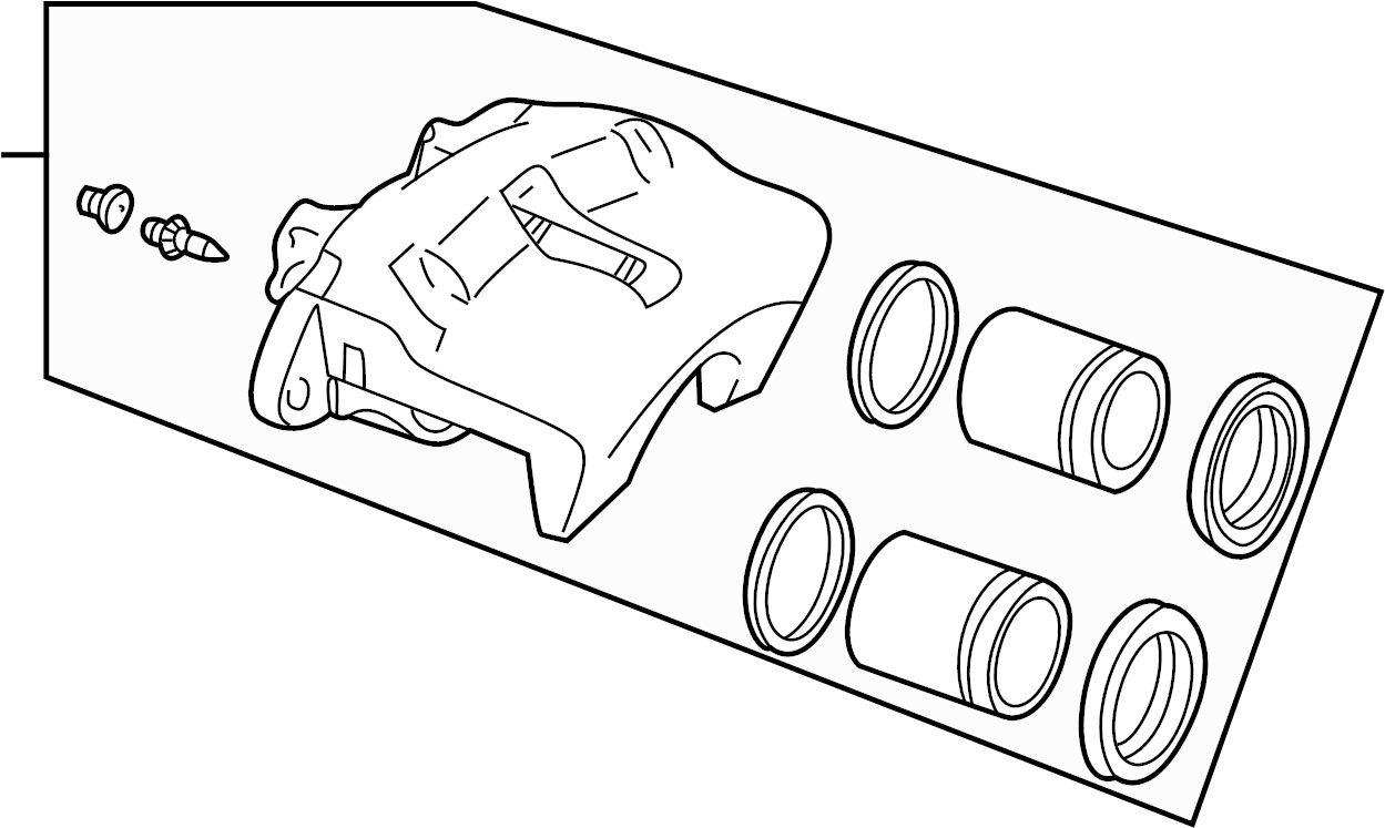 View SEG000030 Disc Brake Caliper Full-Sized Product Image