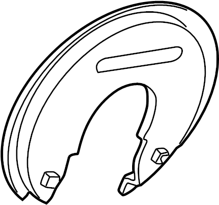View FTC4778 Brake Dust Shield Full-Sized Product Image