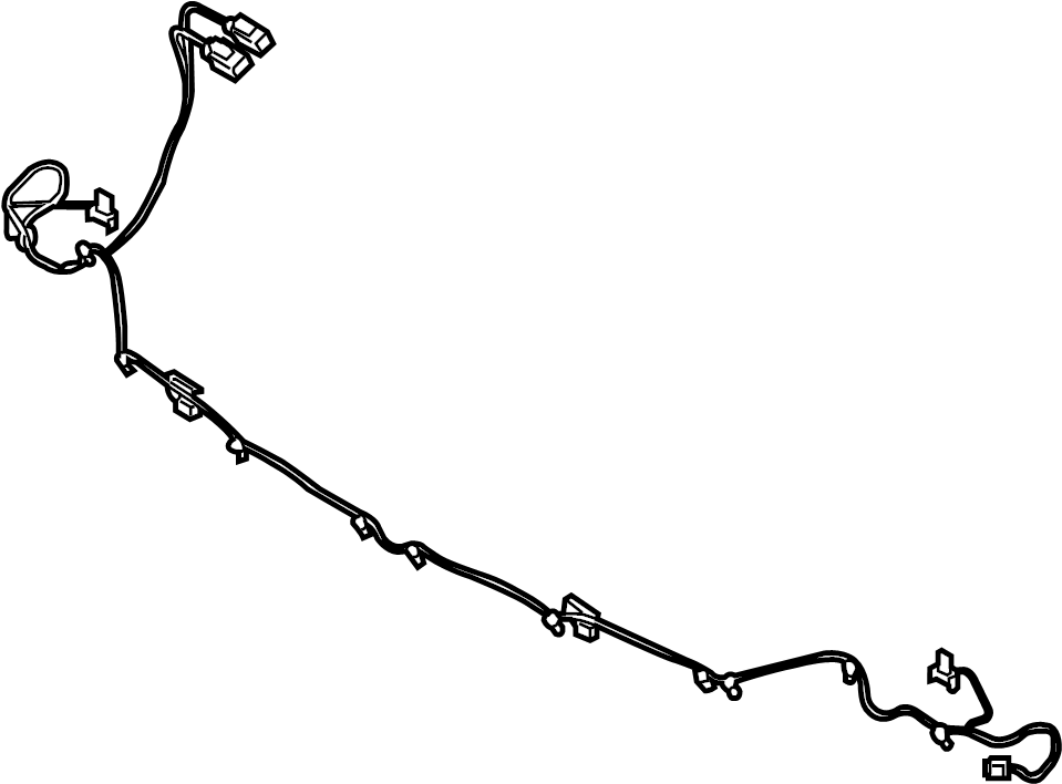 View LR012240 Parking Aid System Wiring Harness Full-Sized Product Image