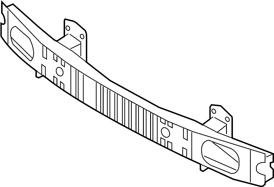 View LR020912 Bumper Impact Bar Full-Sized Product Image