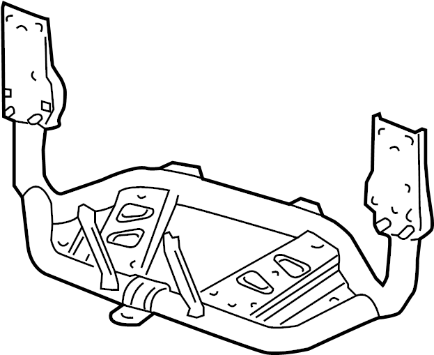 View KRJ000012 Radiator Support Panel (Upper, Lower) Full-Sized Product Image