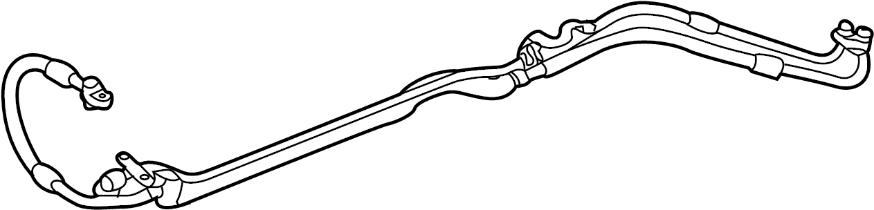 View LR019598 A/C Refrigerant Suction Hose (Rear) Full-Sized Product Image