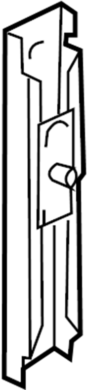 View LR011172 Seat Belt Height Adjuster Full-Sized Product Image