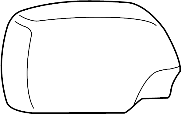 View CRC000081PUY Door Mirror Cover Full-Sized Product Image