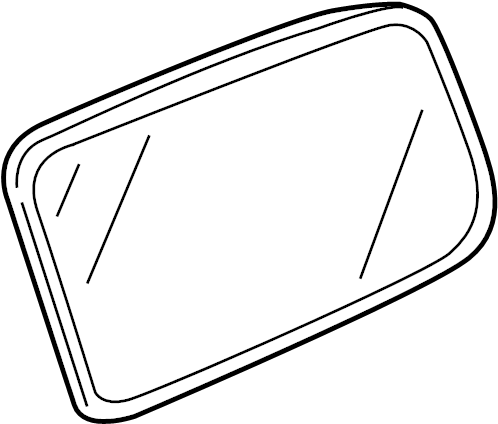 View LR011052 Door Mirror Glass (Rear) Full-Sized Product Image