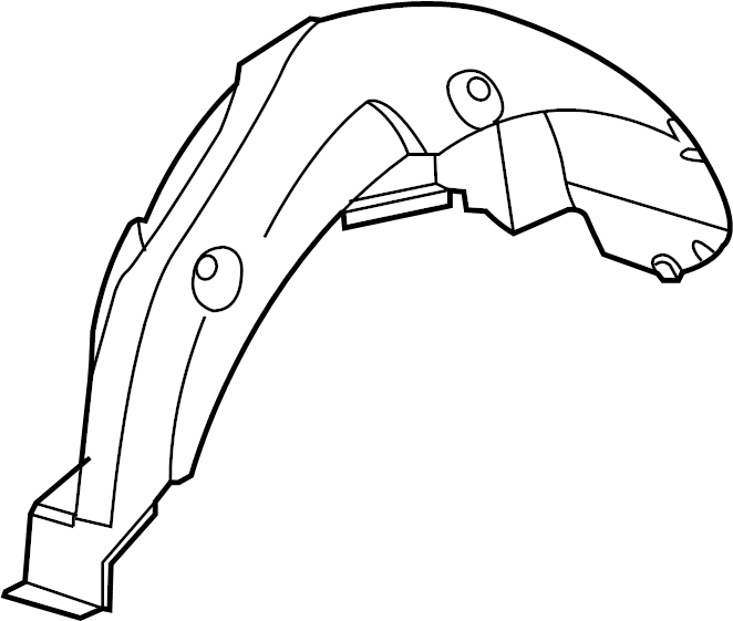 View LR011456 Quarter Panel Splash Shield Full-Sized Product Image