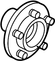 View LR009816 Wheel Hub (Front, Rear) Full-Sized Product Image