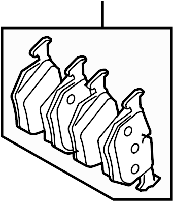 View SFP500210 Disc Brake Pad Set (Rear) Full-Sized Product Image
