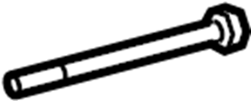 View RYP000111 Suspension Shock Absorber Bolt Full-Sized Product Image