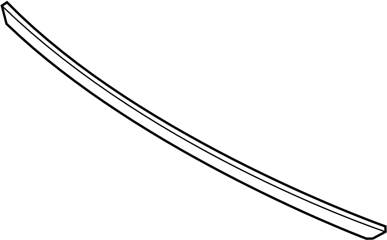 View LR011183 Liftgate Reveal Molding (Rear, Lower) Full-Sized Product Image
