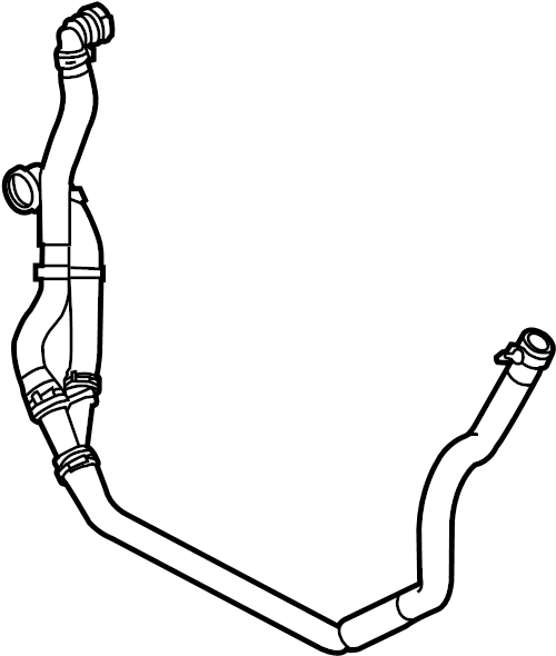 View LR011480 Engine Coolant Crossover Pipe Full-Sized Product Image