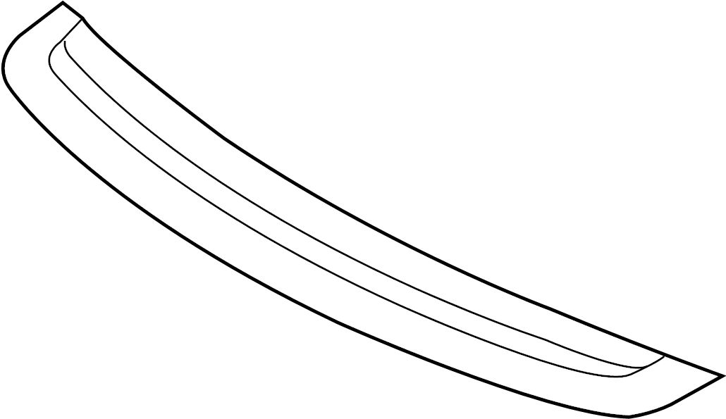 View LR079941 Hood Molding Full-Sized Product Image