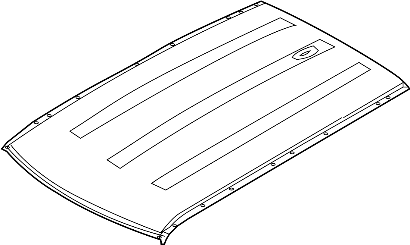 View LR036452 Roof Panel Full-Sized Product Image