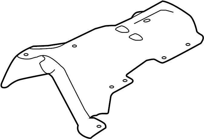 View LR087740 Floor Pan Heat Shield Full-Sized Product Image