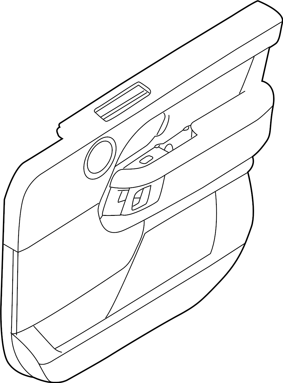 View LR098554 Door Interior Trim Panel Full-Sized Product Image