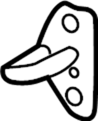 View LR034345 Tailgate Striker Plate Full-Sized Product Image
