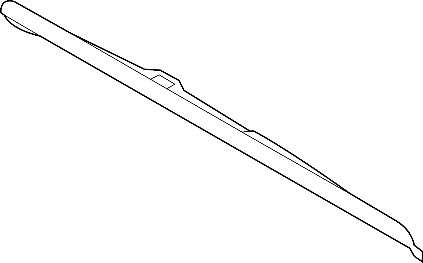 View LR038140 Tailgate Molding (Upper) Full-Sized Product Image