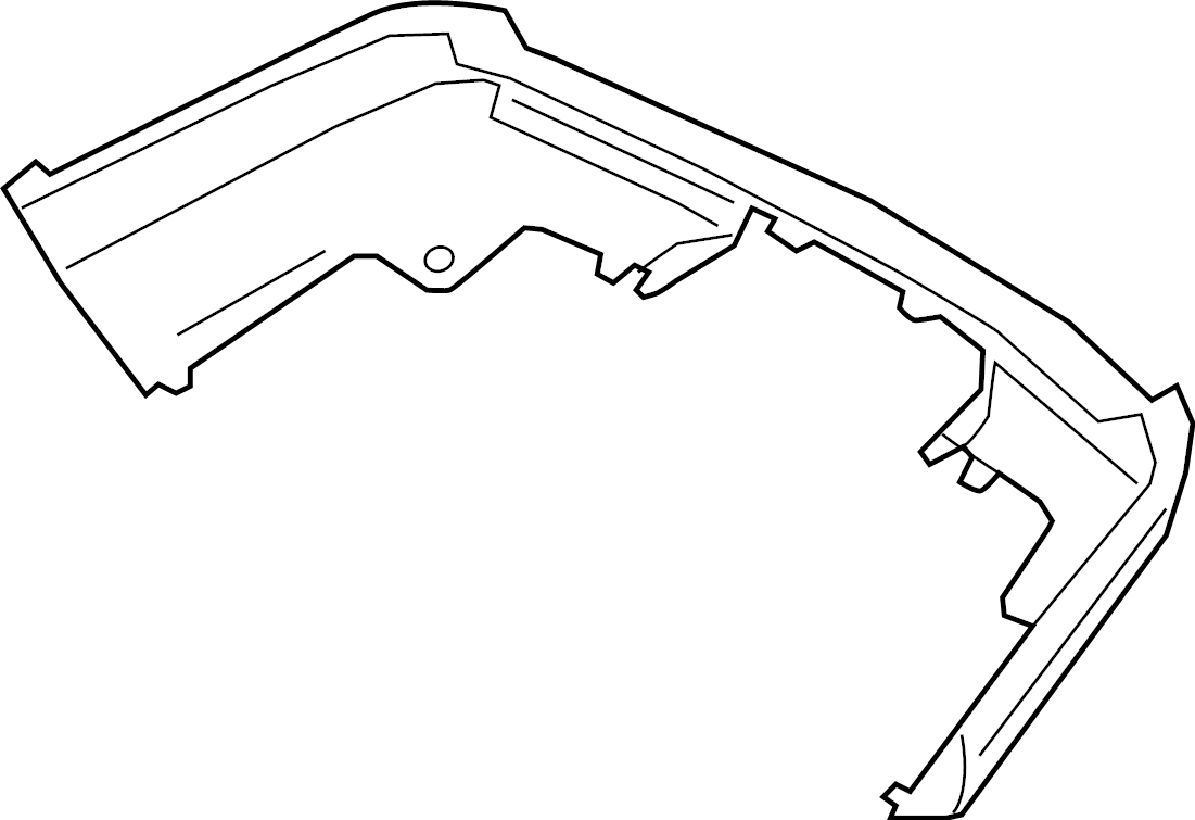 View LR105876 Bumper Cover (Rear, Lower) Full-Sized Product Image