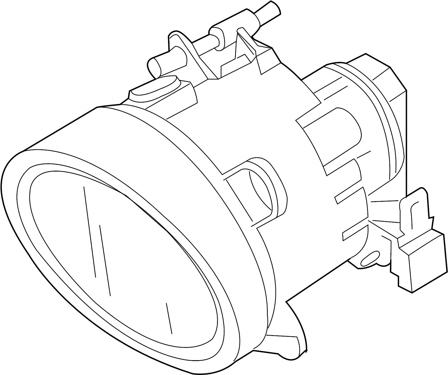 View XBJ500030 Fog Light (Front) Full-Sized Product Image