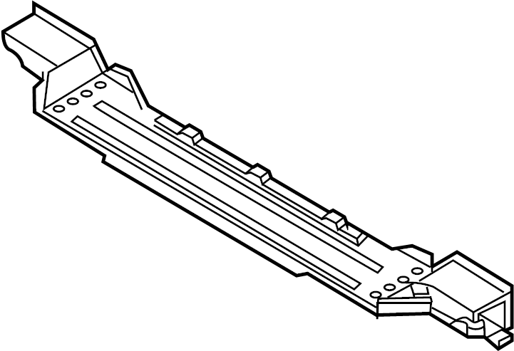 View ABC490130 Radiator Support Tie Bar (Lower) Full-Sized Product Image