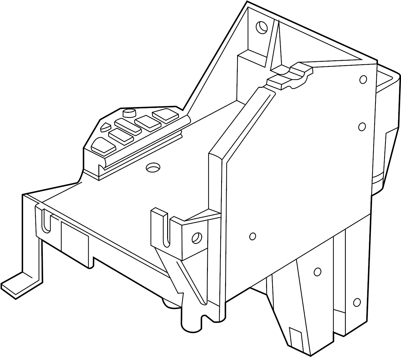 View YJI000050 Battery Tray Full-Sized Product Image