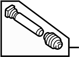 View SEE100340 Disc Brake Caliper Pin Full-Sized Product Image