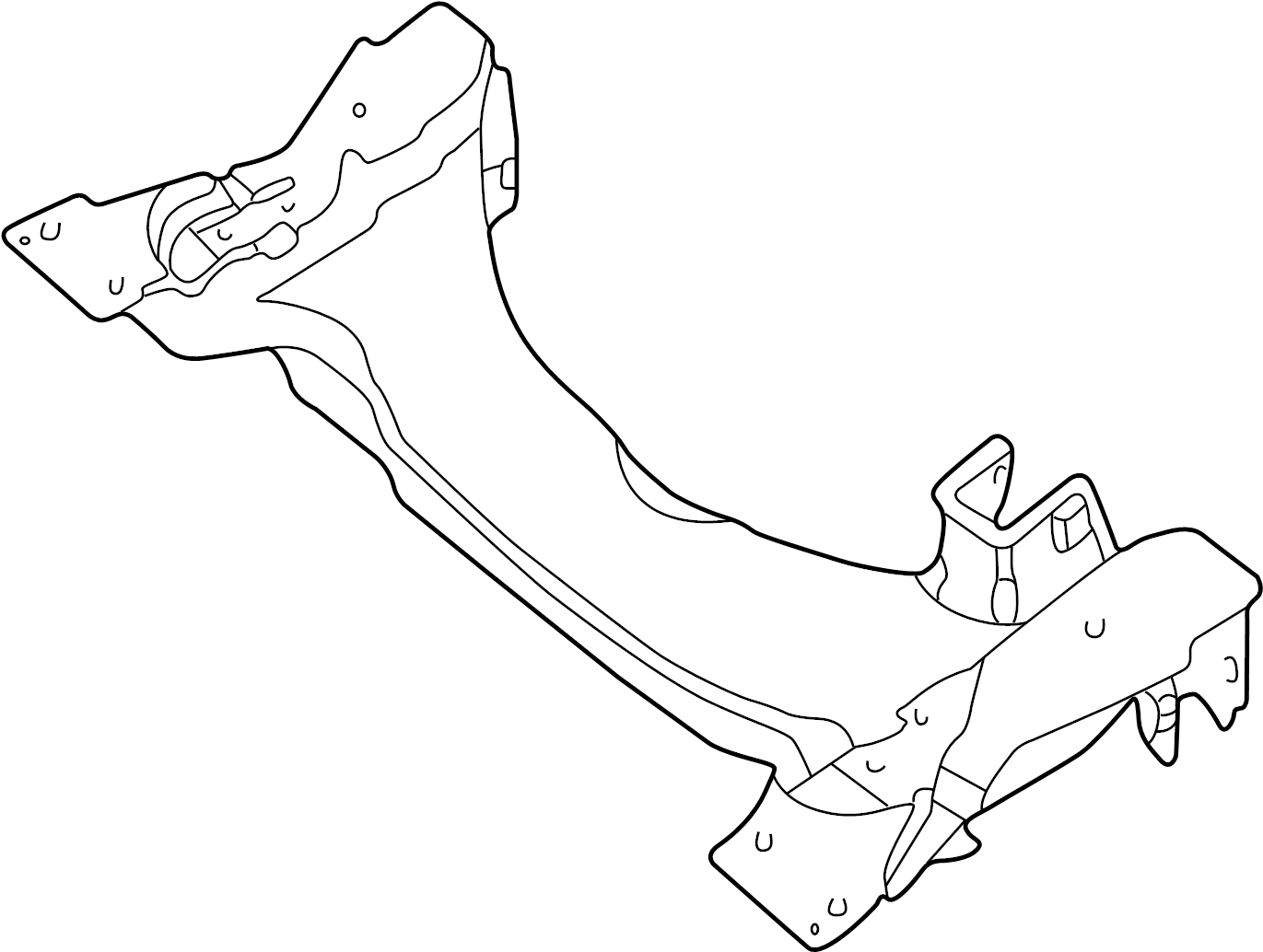 View KGB000031 Suspension Subframe Crossmember (Front) Full-Sized Product Image
