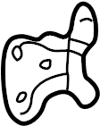 View ALR9613 Door Hinge (Rear, Upper) Full-Sized Product Image