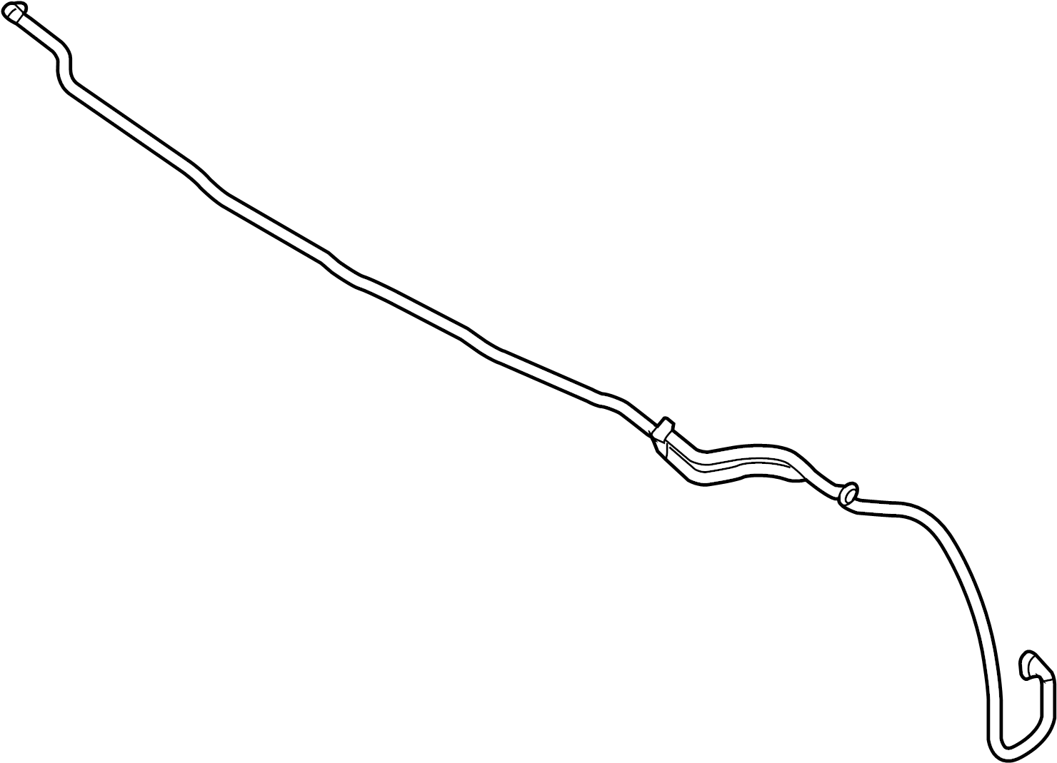 View DNH000142 Headlight Washer Hose Full-Sized Product Image