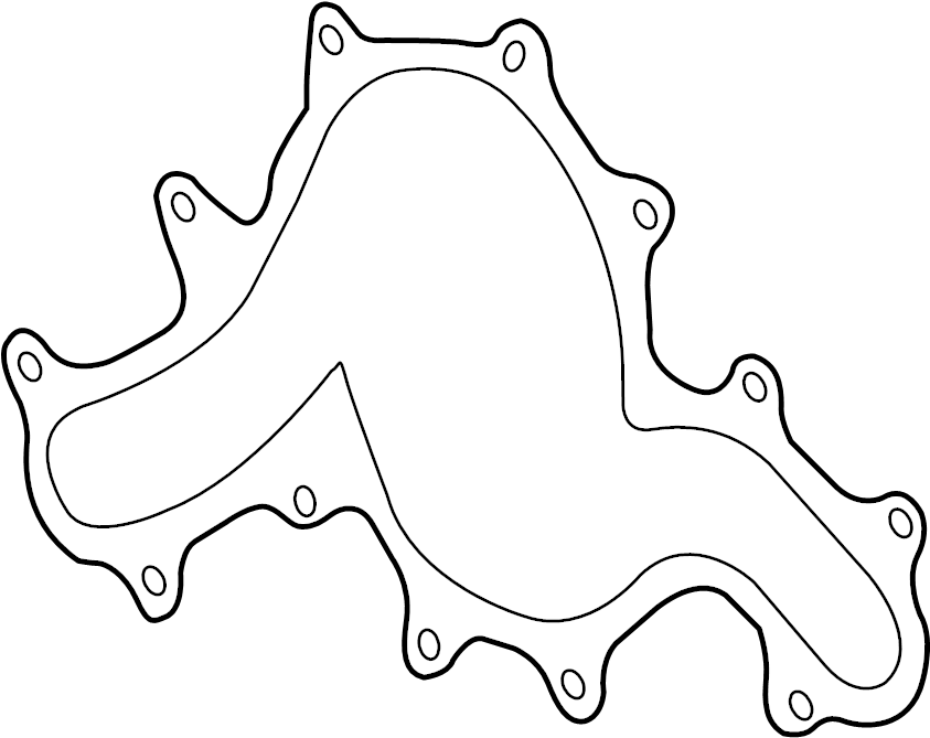 View 1106473 Engine Water Pump Gasket Full-Sized Product Image
