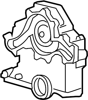 View 1316635 Engine Timing Cover (Front) Full-Sized Product Image
