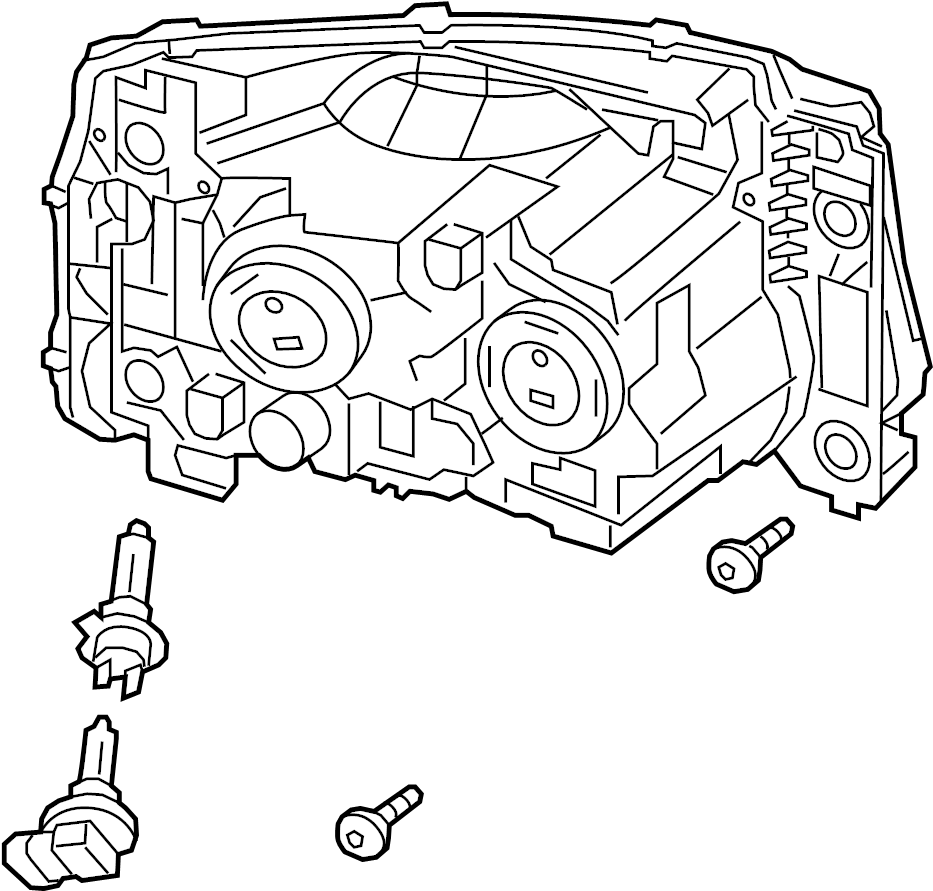View LR028408 Headlight Assembly Full-Sized Product Image