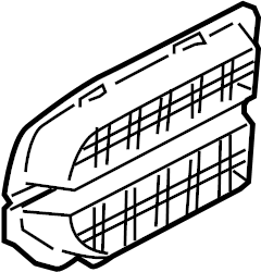 View LR020799 Fender Insert Emblem Full-Sized Product Image