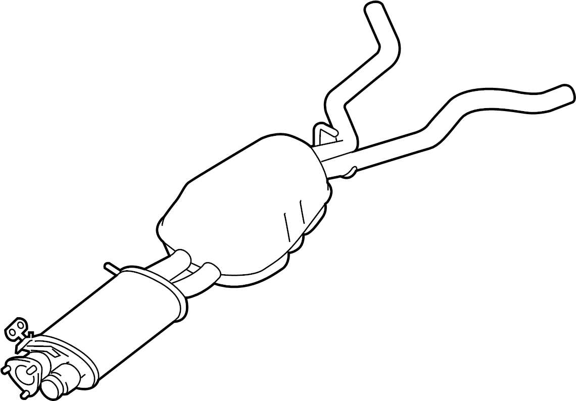 View LR051754 Exhaust Muffler (Front) Full-Sized Product Image