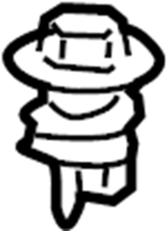 View DYP500030 Bumper Cover Screw Full-Sized Product Image