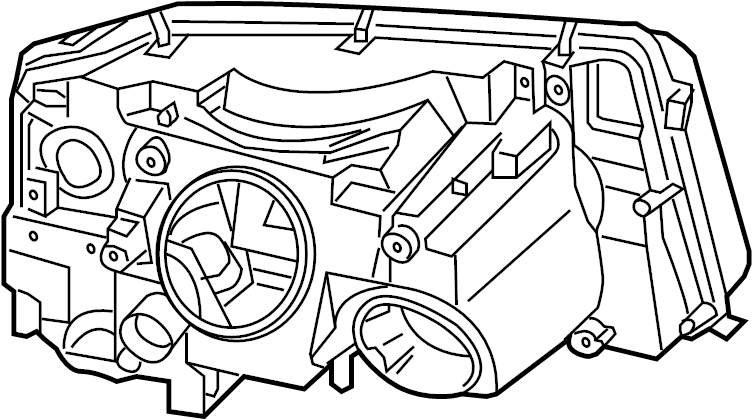 View XBC502240LZN Headlight Full-Sized Product Image