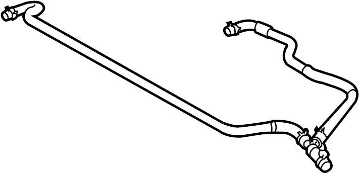 View PCH501401 Engine Coolant Overflow Hose Full-Sized Product Image