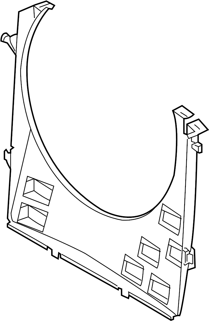 Fan Shroud Lower For 2000-2006 Toyota Tundra Single Fan Design