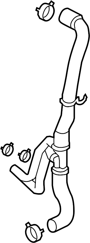 View PCH500962 Radiator Coolant Hose (Upper, Lower) Full-Sized Product Image