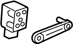 View LR023647 Suspension Ride Height Sensor (Front) Full-Sized Product Image