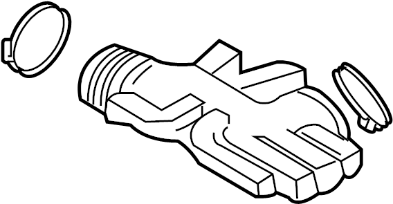 View PHD500055 Engine Air Intake Hose Full-Sized Product Image